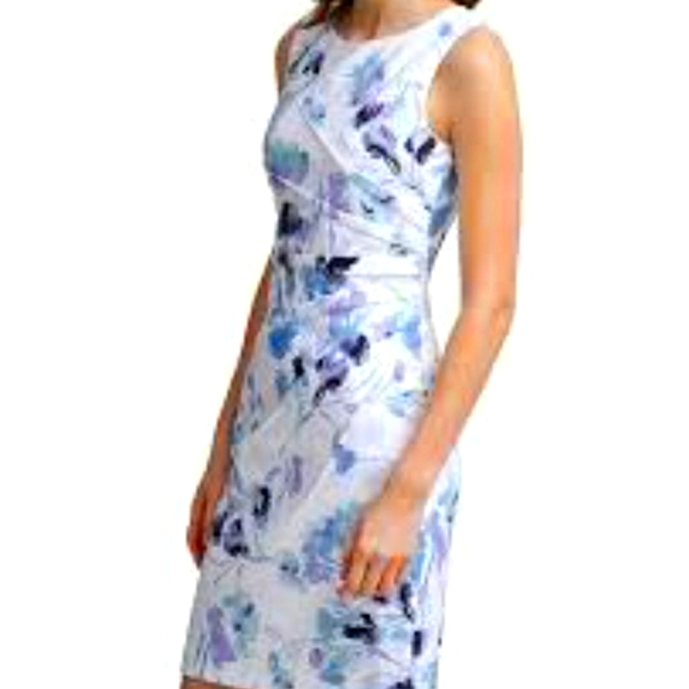 Calvin Klein floral Dress sz4
